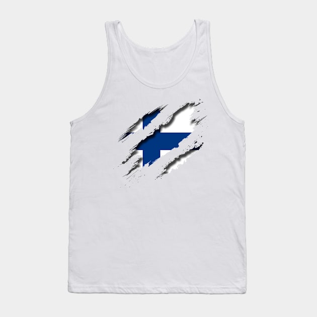 Finland Shredding Tank Top by blackcheetah